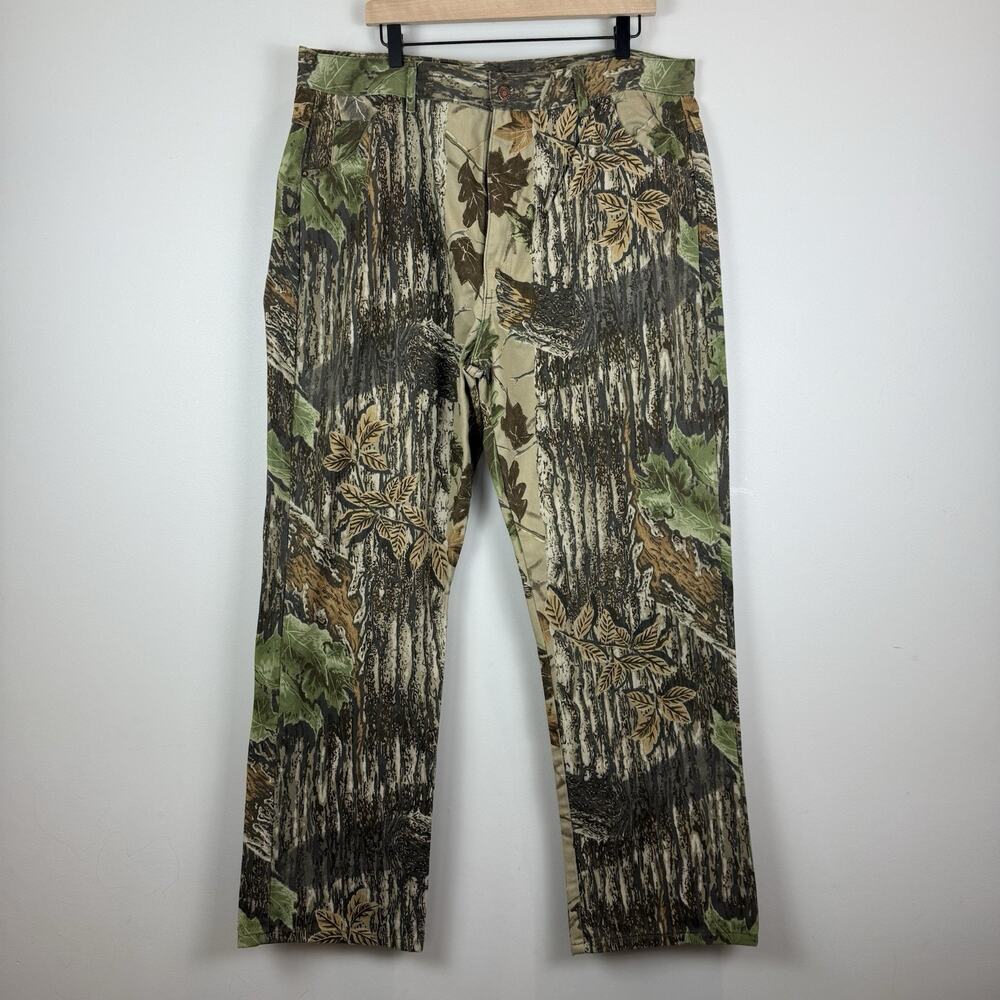 Duxbak Pants Mens Realtree Hunting Camo Tag 42x32 Wide Leg Outdoors‎ Trail